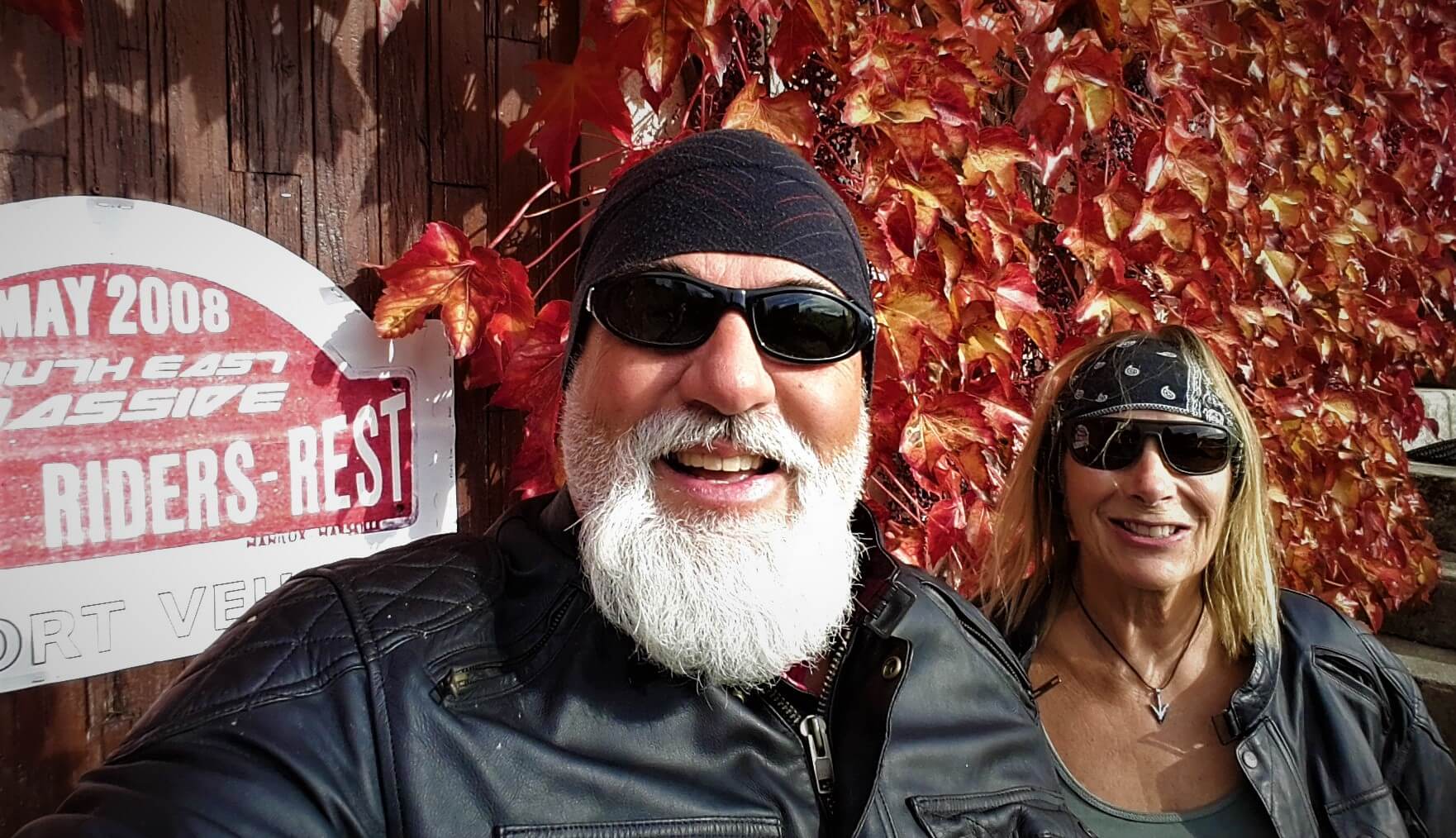 Rob and Mandy at Riders Rest